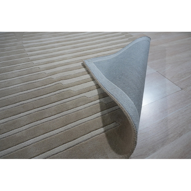 Hand Tufted Wool Area Rug, 8' x 10'