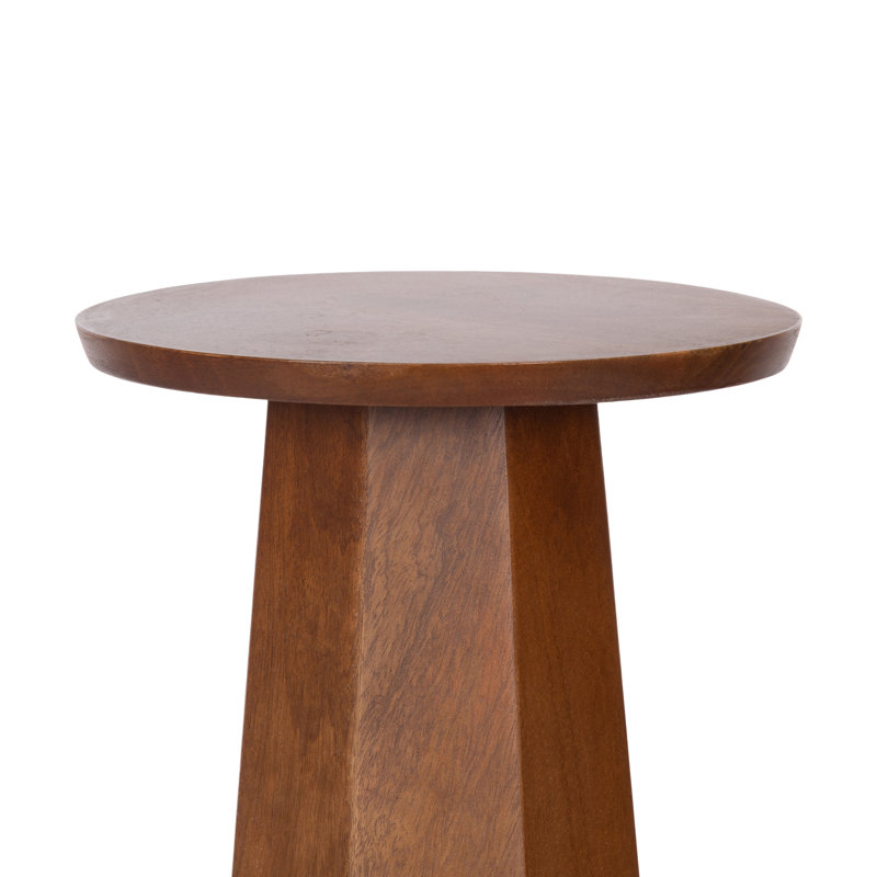 Hemingson Sculptural Mango Wood Round Drink Table