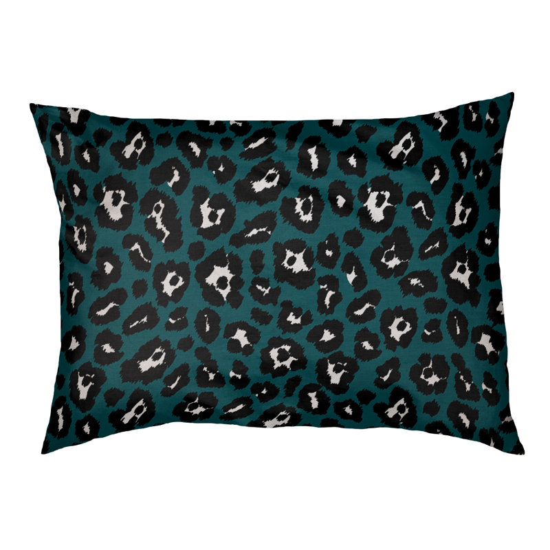 Coussin pour chien Baltimore Football, Grand (l 30 po x P 40 po x H 5 po), Vert minuit / blanc / noir