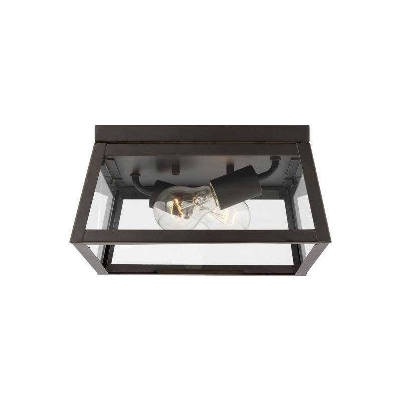 Founders 2 - Light Outdoor Flush Mount, Antique Bronze