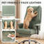Executive Office Chair, Reclining Desk Chair with Footrest-673509328