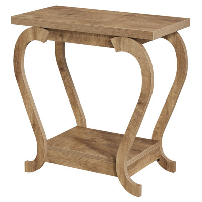 Modern Accent Side Table,2-Tier Coffee Table,End Table