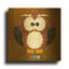 Décoration murale en métal « Hoot The Owl » de Design Turnpike, 61 cm x 61 cm-665141908