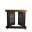 Asian Classic Stained Wood Pivot Window