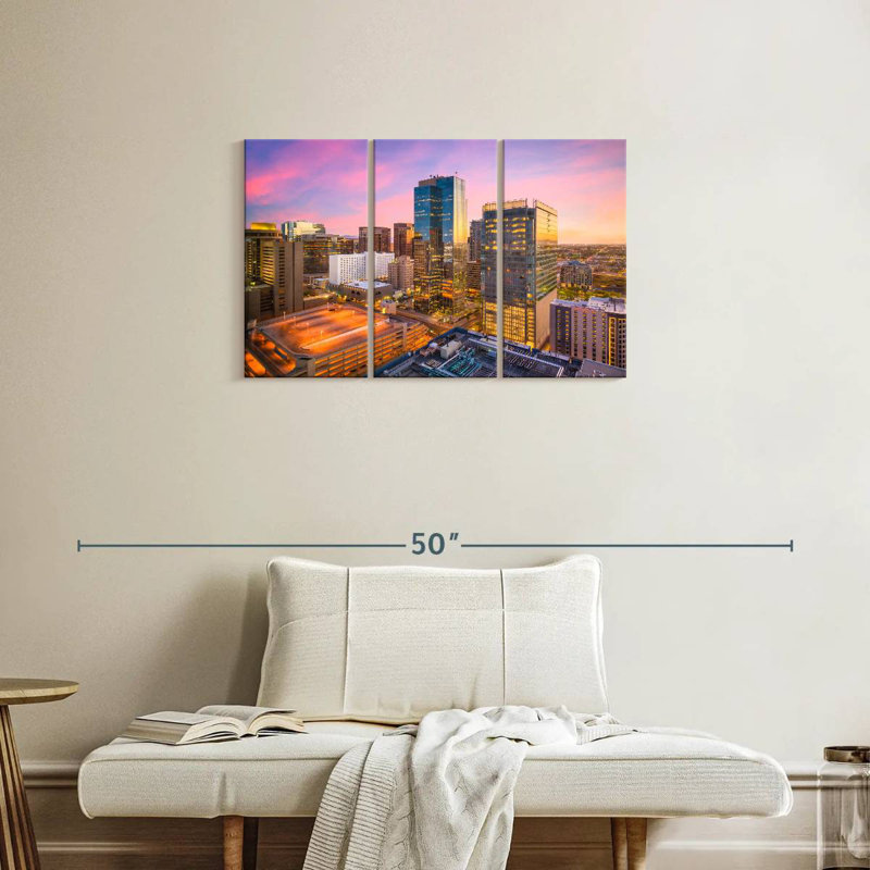 Nicci Phoenix Cityscape, 20" H x 33" W