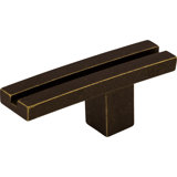 Inset Rail 2 5/8" Length Geometric Knob