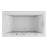 Fuzion® 72" x 42" Drop in/Undermount Whirlpool Bathtub-11165189