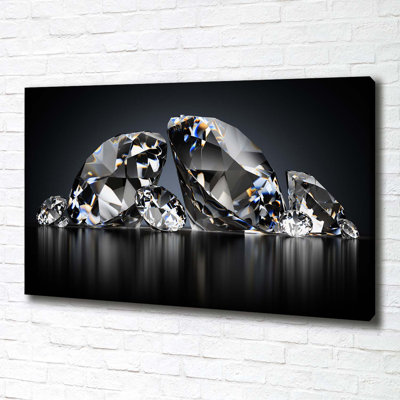 Diamonds - Wrapped Canvas Print