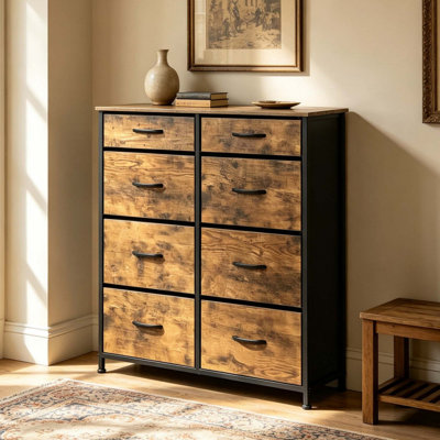 86 cm W Chest of 8 Drawers