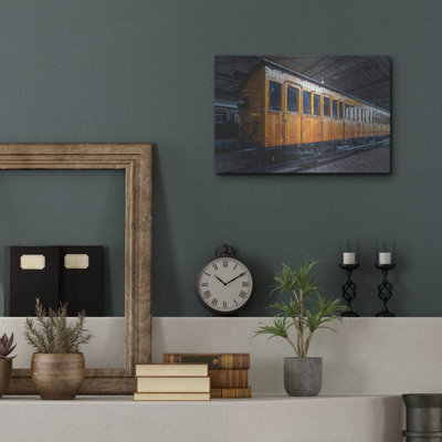  'Train III' by Martin Podt Metal Wall Art, 16" x 12"