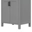 Meuble-lavabo de 48 po avec lavabo en céramique intégré et rangement à fermeture en douceur Kenzie-124107635
