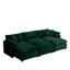 Ensemble de canapé surdimensionné à coussin modulaire, repose-pieds portatif, ensemble de canapé d'angle à dossier bas en L à assise profonde-1042570181