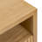 Leeds Oak Nightstand With Ribbed Design Drawer-116380675