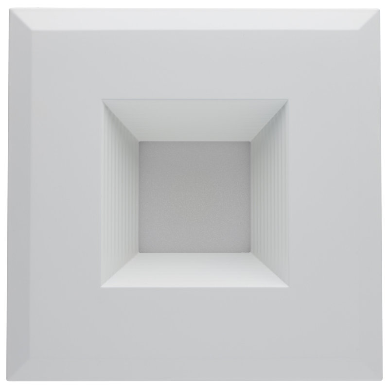 5" Square White Selectable CCT Dimmable LED Recessed Lighting Kit