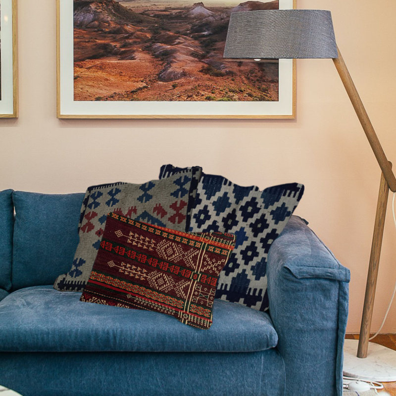 Geoffrey Kilim Handwoven Cork Cushion Cover