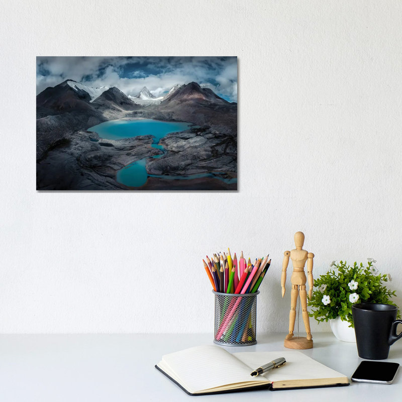 " Kailash Range " by Qiye, 8" H x 12" W x 0.75" D