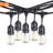 Junell Bulbrite 14-foot String Light Kit with Clear Shatter Resistant LED Light Bulbs-70382023