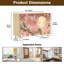 Buffet Buffet avec rangement Mystical Lily Celestial Orchid Fantasy avec 2 portes pour le salon et la cuisine