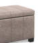 Repose-pieds rectangulaire avec rangement relevable Dover-1897544027