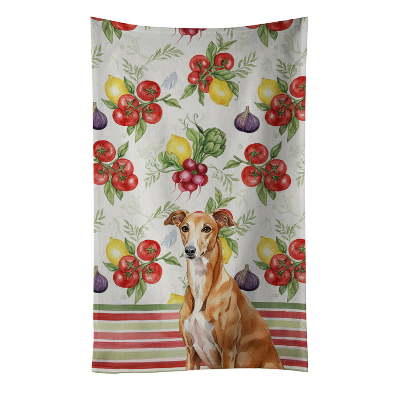 Serviette de cuisine Red Greyhound, Lévrier rouge