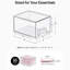 2 tiroirs de rangement empilables transparents, organisateur en acrylique pour salle de bain, meuble-lavabo, sous l'évier et armoires de cuisine