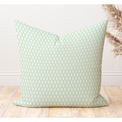 Housse de coussin en coton Seafoam