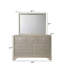 Commode double 5 tiroirs Millerville-1098472832