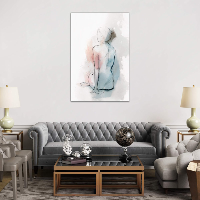 Pastel Woman II by Isabelle Z - Wrapped Canvas Painting, 66.04 cm H x 45.72 cm W x 1.91 cm D