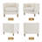 Jazzae Modern Upholstered Velvet Club Chair