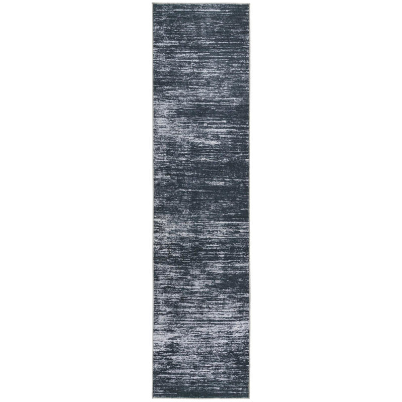 Ikhasa Chenille Abstract Indoor Rug, Runner 2'6" x 10'