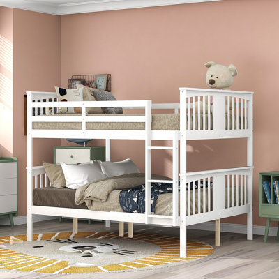Lit superposé avec échelle pour meubles de chambre à coucher, chambre d'amis