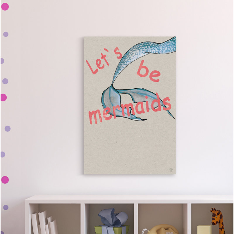 Art sur toile, "let is mermaids tail" Cranbrook, H 18 po x l 12 po