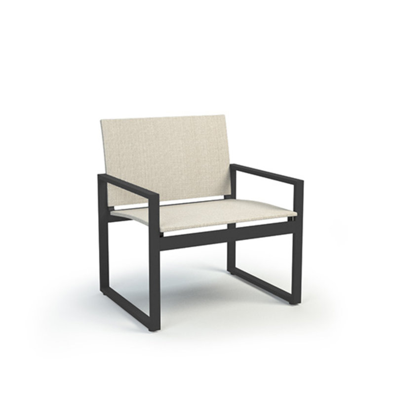 Fauteuil de conversation Allure, Glacier, Carbone