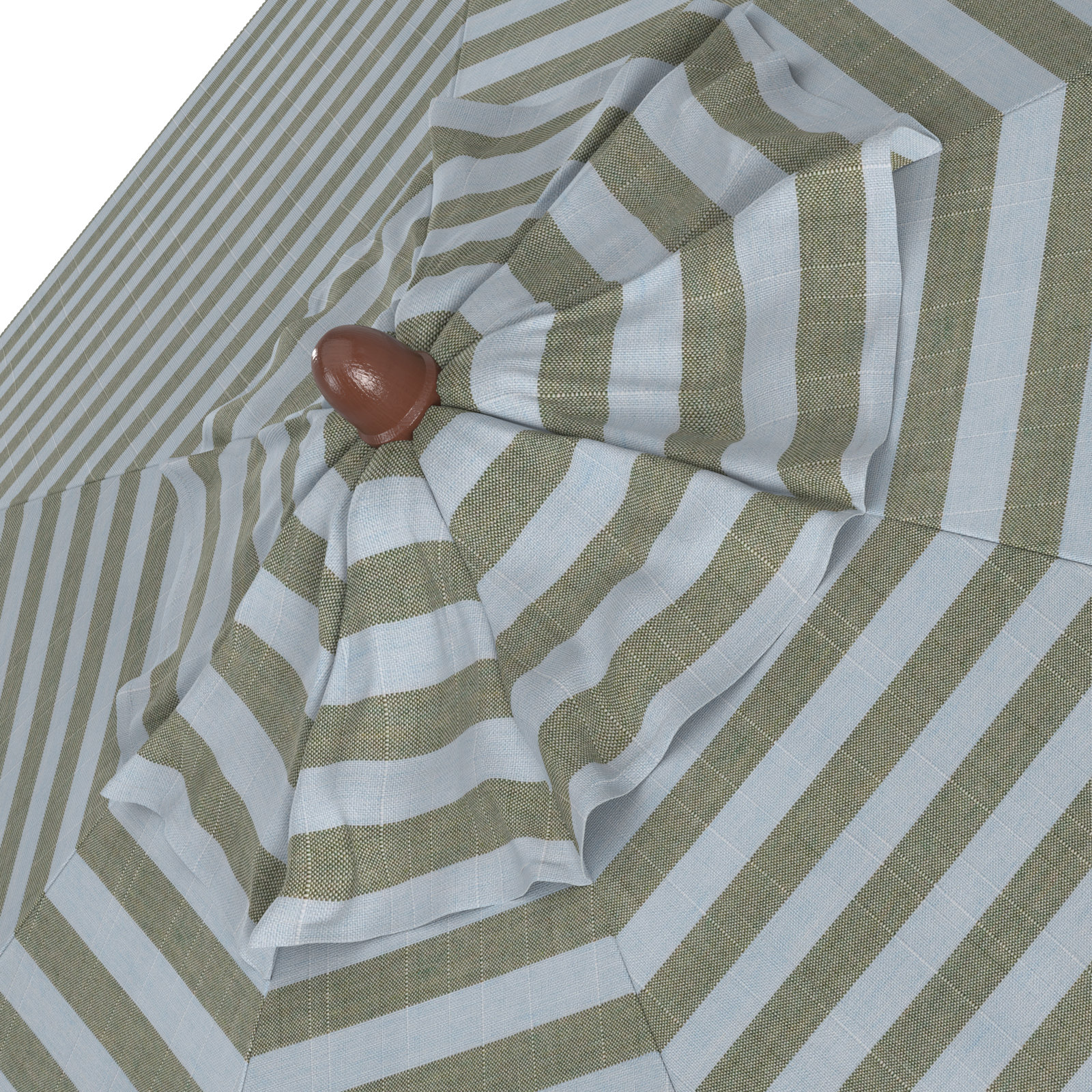 Manford 108'' Sunbrella® Outdoor Umbrella, Sail Away Aloe Sunbrella®