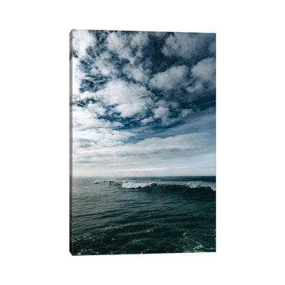 Surfing Ocean Beach San Diego II 1 Piece Wall Art on Canvas