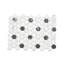 Eterna Hex Recycled 12"x12" Glass Matte Mosaic Wall & Floor Tile