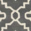 Tapis gris foncé / ivoire en laine touffeté à la main Carolene-19275295