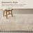Johnee Machine Woven Polyester Geometric Textured Plush Rug 5' X 8â€™ Area Rug
