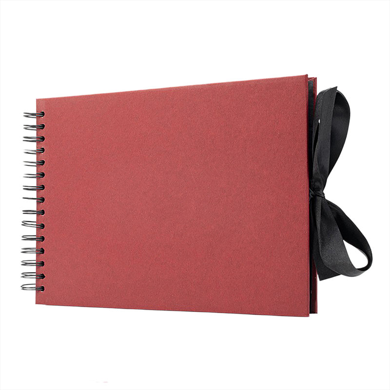 Multicolore Scrapbook Scrapbook Coil Bow Ruban Circlip Flip Page, J