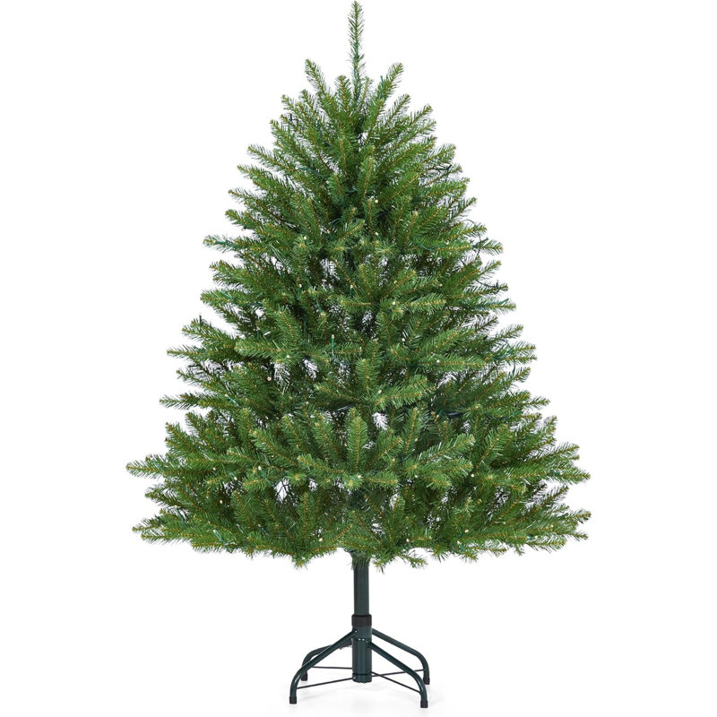 Lighted Artificial Christmas Tree, 1.8' H