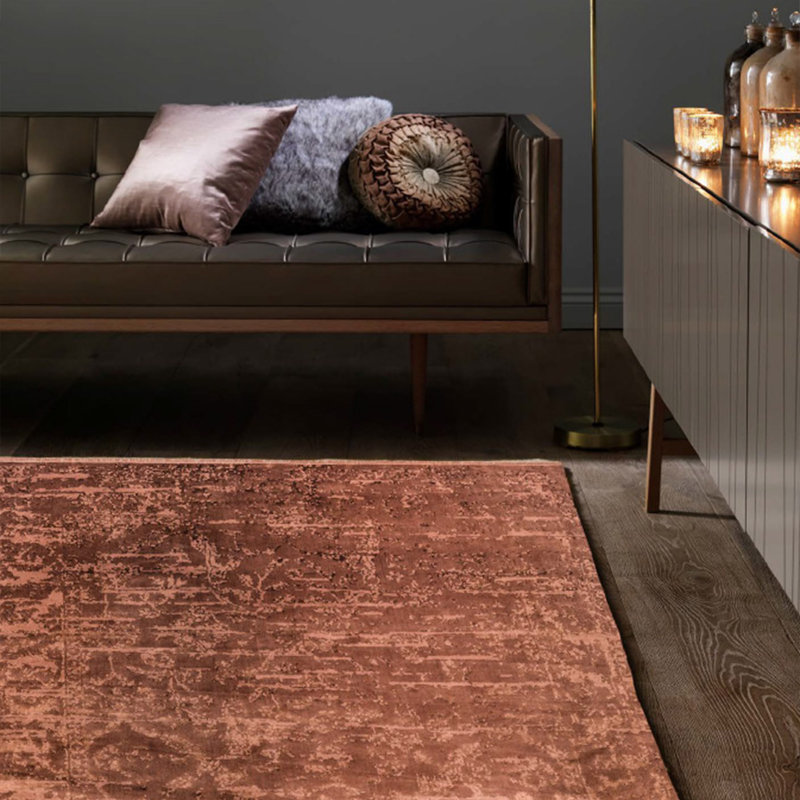 Alessandra Washable Persian Rust Rug, Rectangle 120 x 180cm