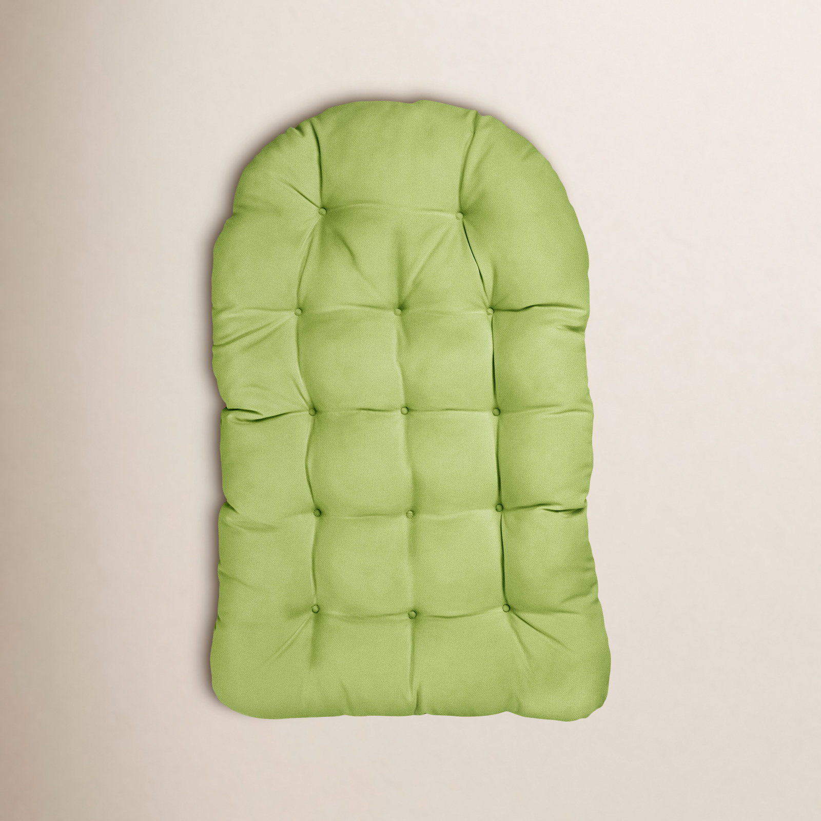 Outdoor Seat/Back Cushion Egg Chair Cushion, Apple Green