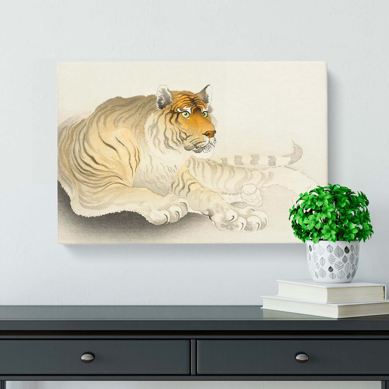 Tiger by Ohara Koson - Wrapped Canvas, 50cm H x 76cm W x 3cm D