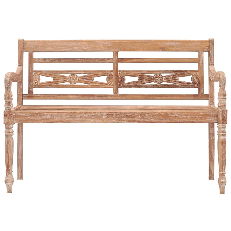 Kraft Solid Wood Teak Outdoor Bench