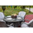Algird 4 - Person Wicker Patio Dining Set with Square Table , Cushions Included-25359343
