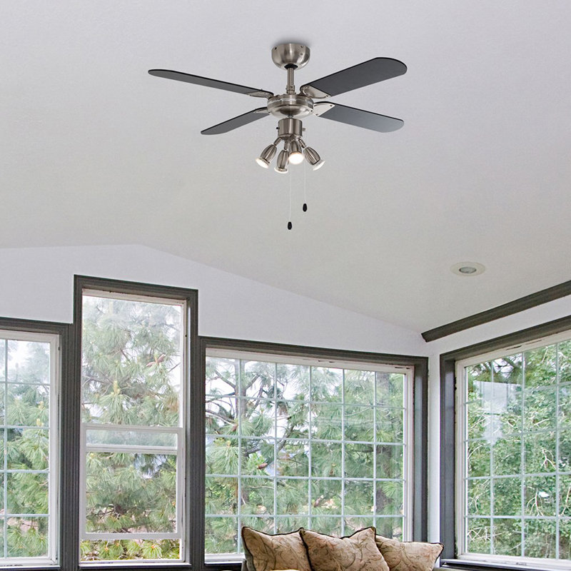 Lenora 106cm Ceiling Fan with Light Kit, No