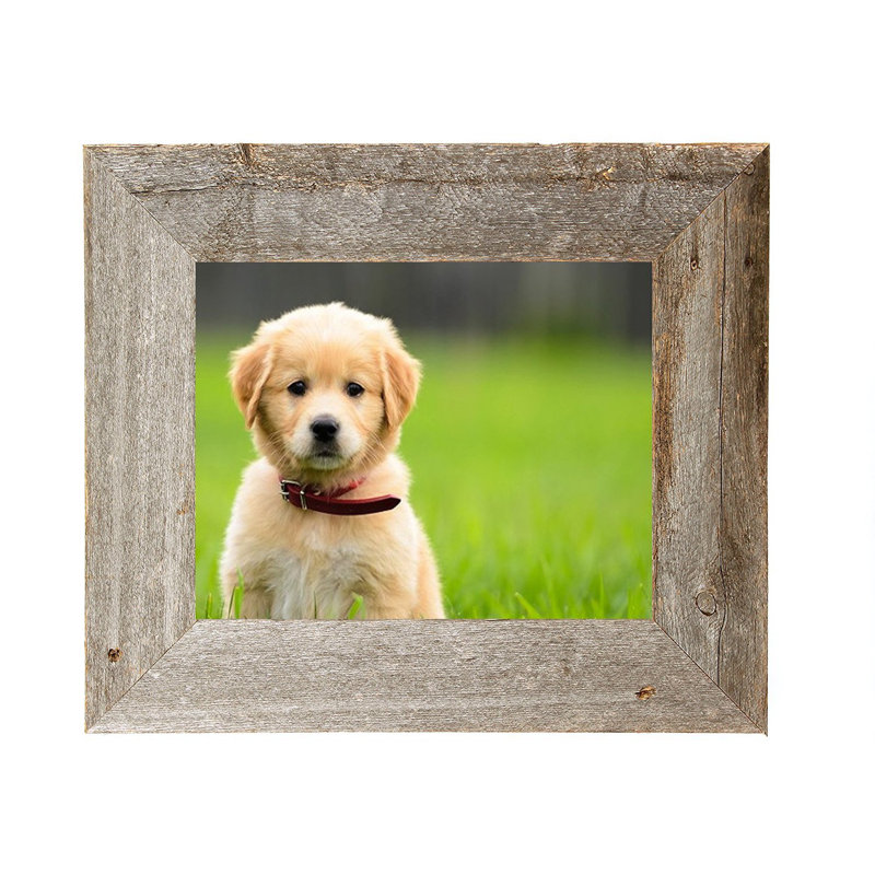 Cadre photo rustique en bois, 11 po x 14 po