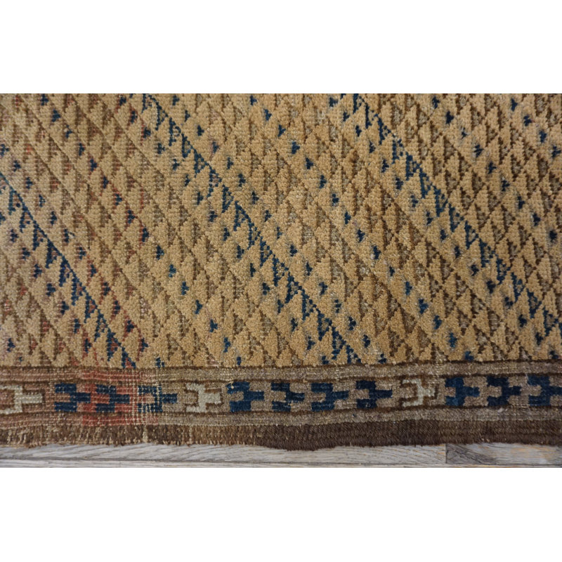 Antique Ersari - Beshir Turkmenistan Brown 1880s Rug