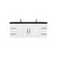 Ensemble de meuble-lavabo double mural 60 po Campblin-1908700060-1908700063