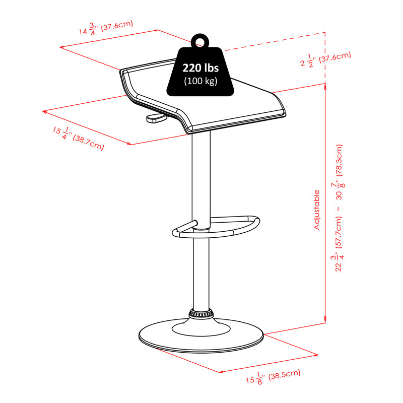 Milly 2 - Person Pedestal Dining Set